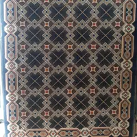 گلیم آشپزخانه و پاگرد یک و نیم در 2.25 متر مستطیلی رنگ سورمه ای باکیفیت بالا کد 300019 پس کرایه