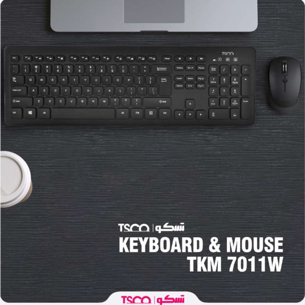 کیبورد و ماوس تسکو مدل TKM 7011