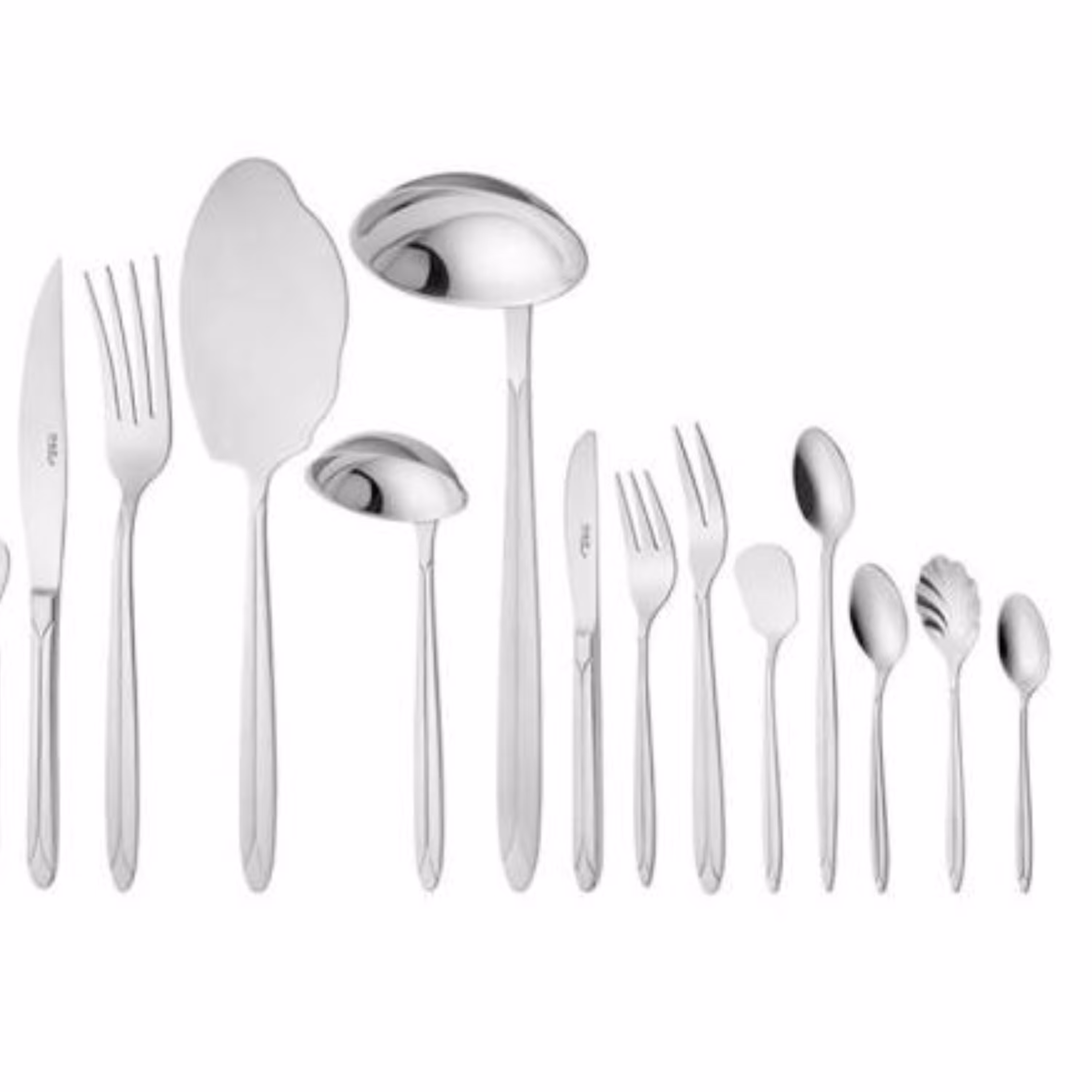 سرویس قاشق و چنگال 116 پارچه ناب استیل مدل Palermo-جعبه کادویی