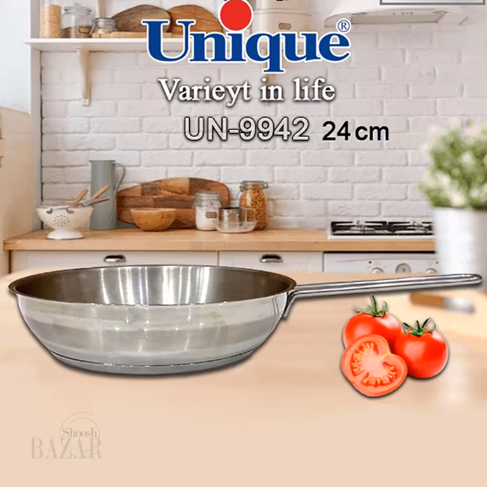 تابه استیل سایز 24 یونیک کد 9942