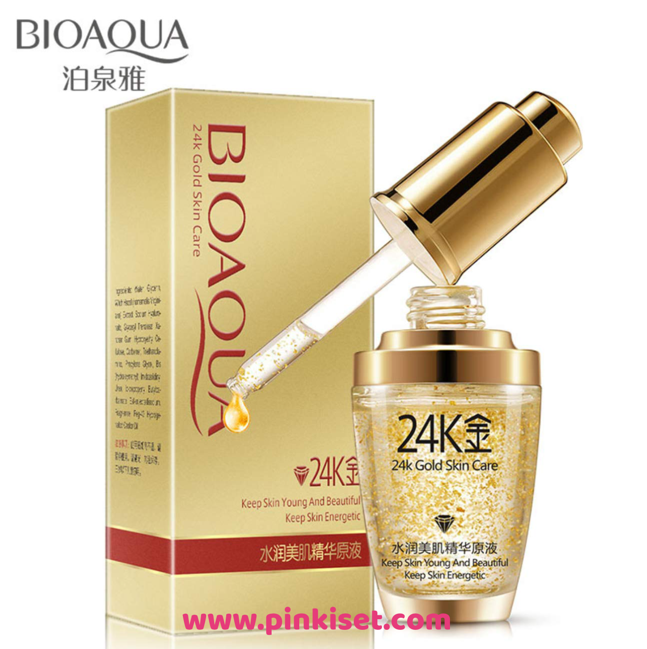 سرم طلا 24K بیوآکوا جوانسازی و ضد پیری- BIOAQUA