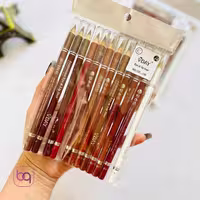 خط لب مدادی 12 رنگ وی دی Vday - خرید خط لب مدادی وارداتی
