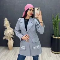 مانتو TIME جنس پارچه داکرون جلوباز