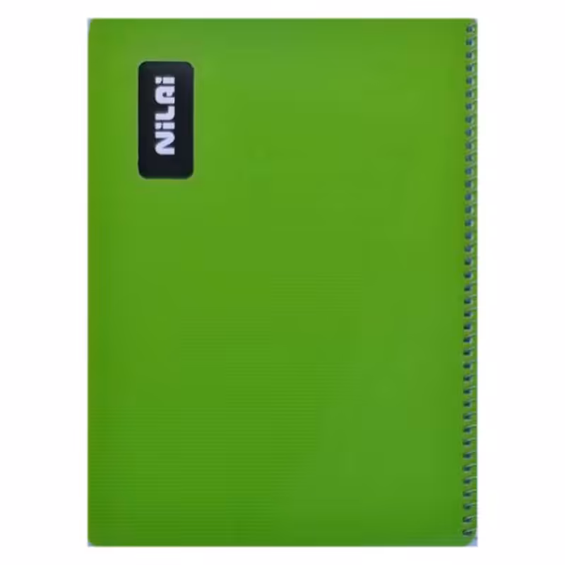 خرید دفتر 200 برگ سیمی جلد طلقی ضخیم مدل پنجره ای