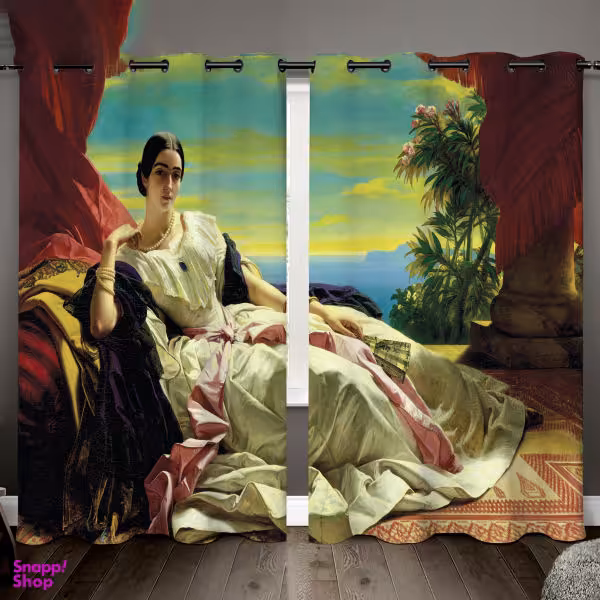 پرده مدل C32-50707 سایز 190×140 سانتی‌متر