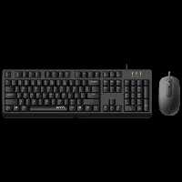 کیبورد و ماوس با سیم رپو مدل Rapoo X130PRO
