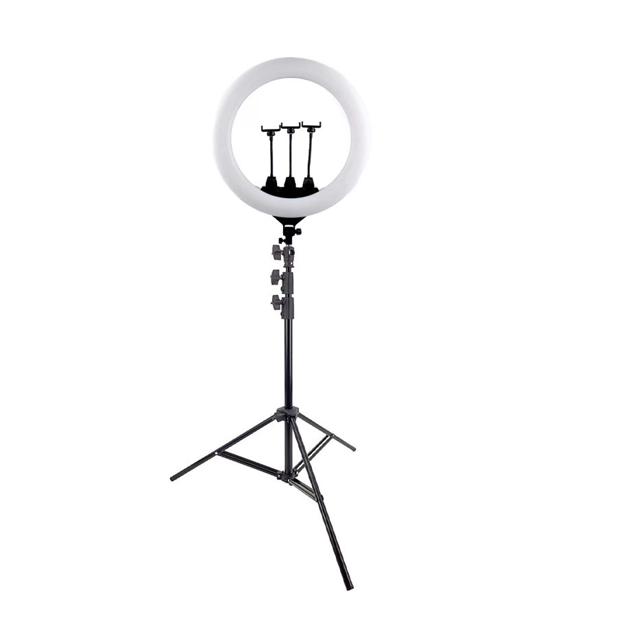 رینگ لایت MJ56 RGB LED Ring Light به همراه پایه 805