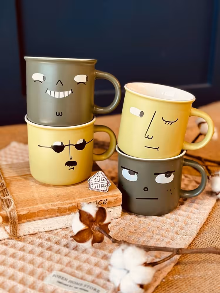 ماگ پوکر فیس سبز کد001422