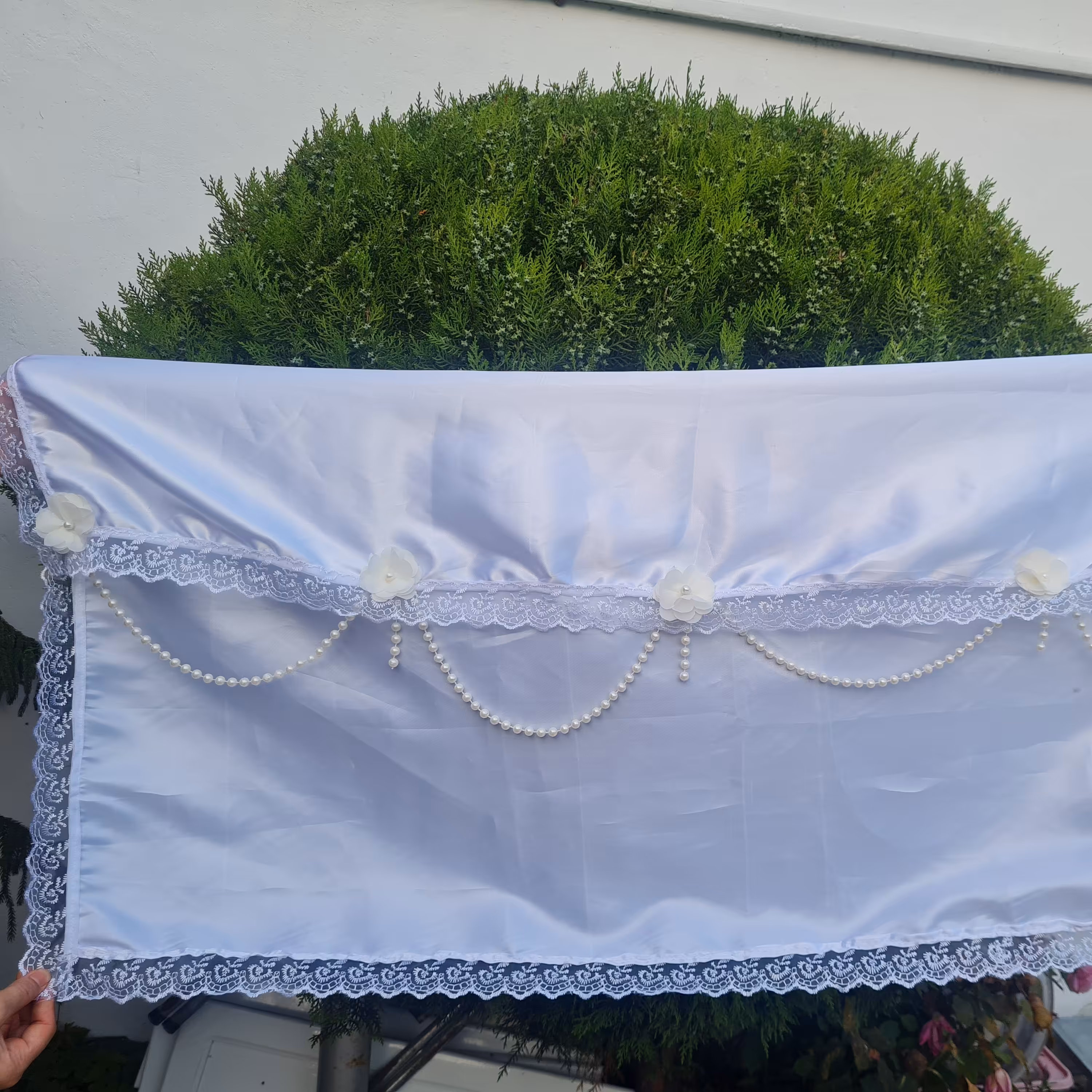 پارچه بالاسر عروس و داماد 