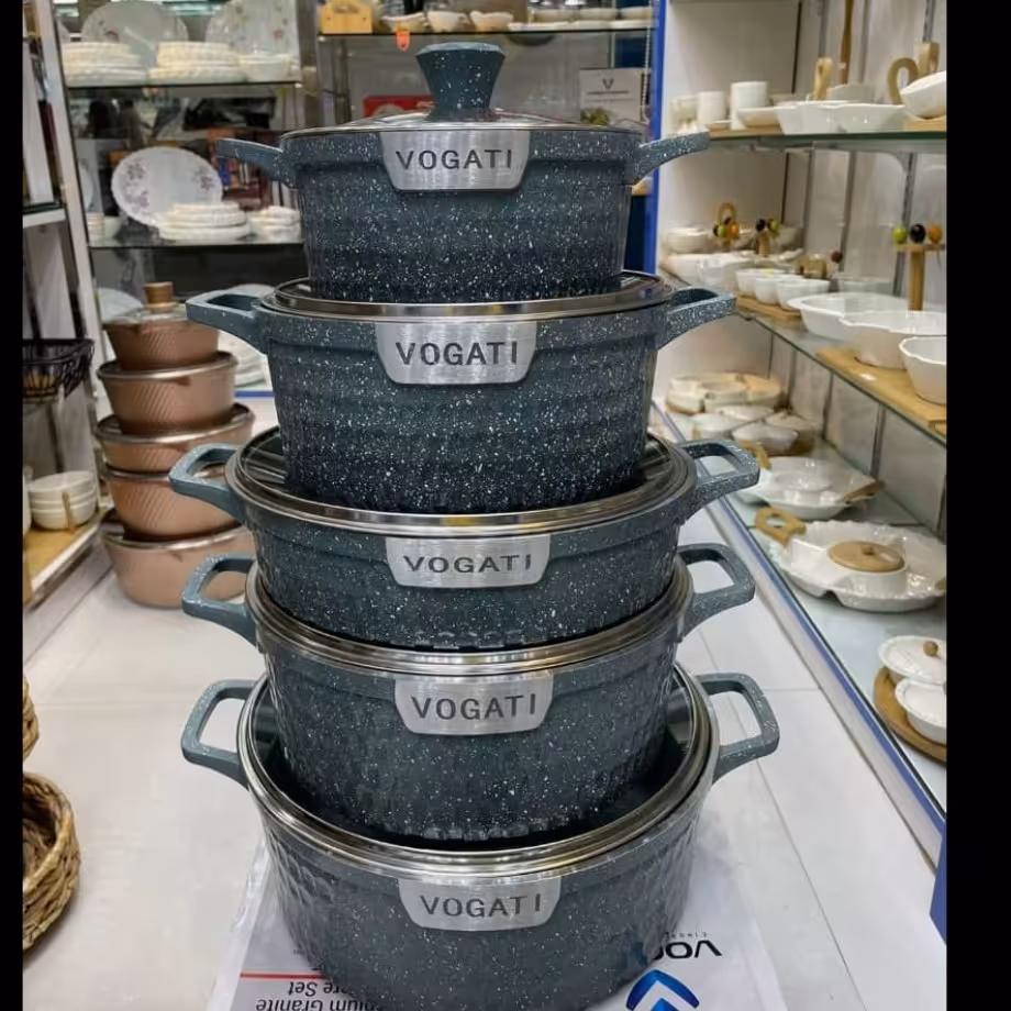 قابلمه 10 پارچ چدن اصل وگاتی برند ایتالیایی