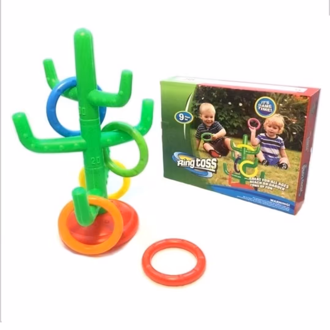 کاکتوس حلقه پرتاب 5 حلقه تقویت کننده حواس حسی و حرکتی کودکان و تمرکز