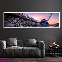 تابلو بکلیت طرح معماری مدرن شهری مدل کشیده W-7429