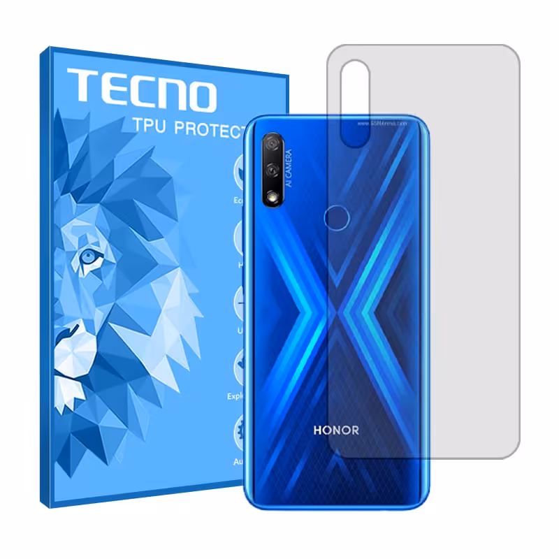 گلس پشت گوشی آنر 9X مدل شفاف برند تکنو کد S