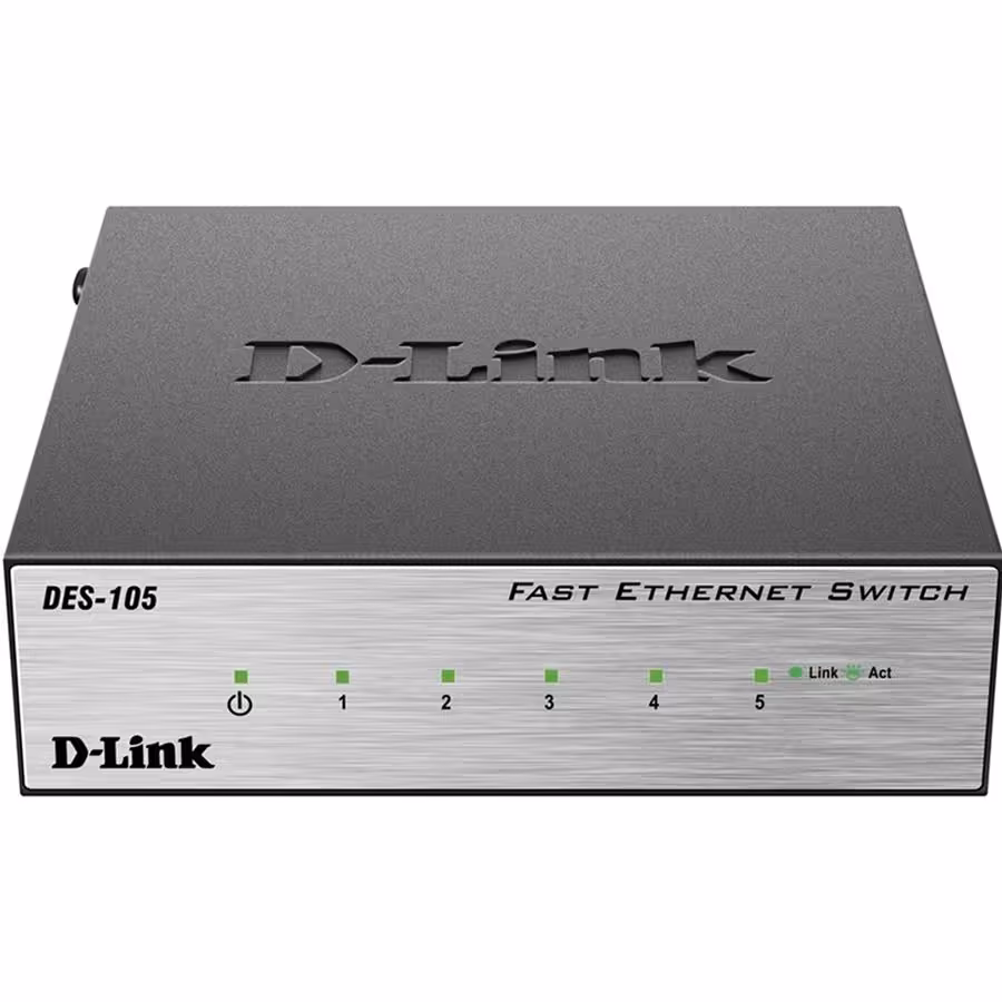 سوئیچ غیر مدیریتی 5 پورت دی لینک مدل دی ای اس 105