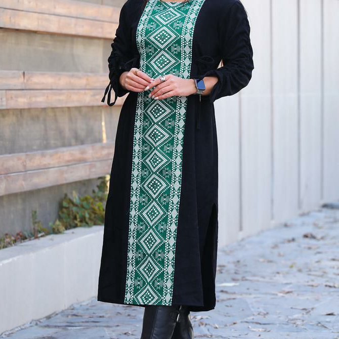 مانتو پیراهنی کتیبه