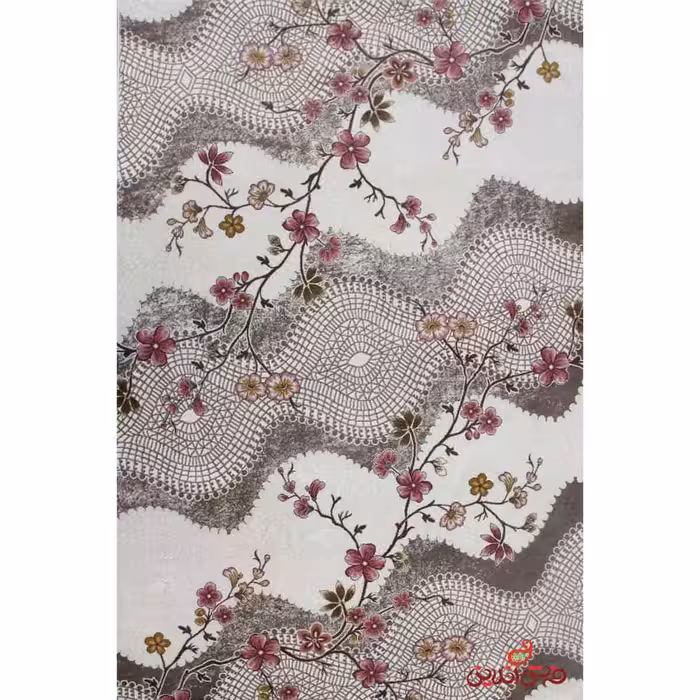 فرش ماشینی  ساوین کد 1503 صورتی