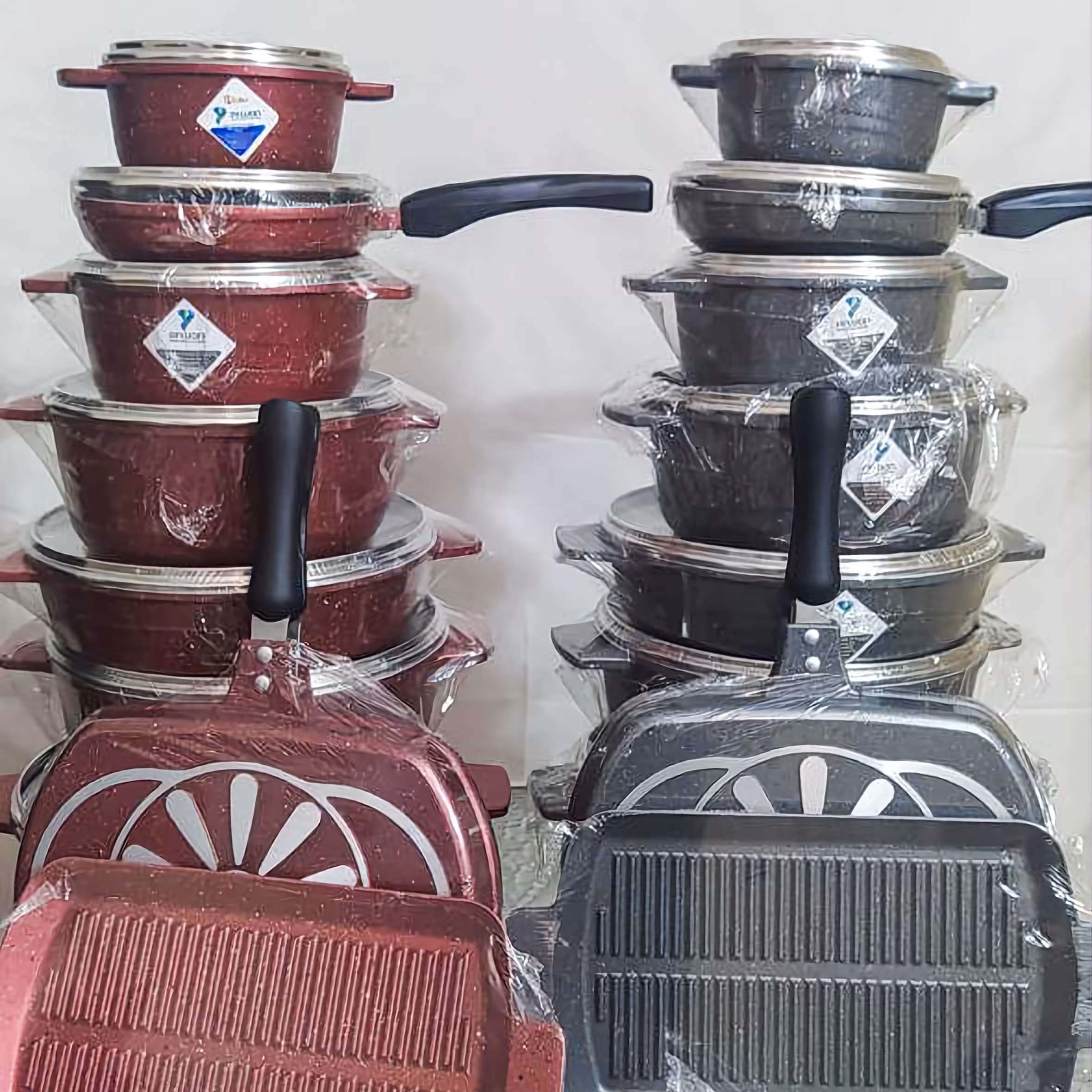 سرویس قابلمه گرانیتی  19 پارچه پیلاو