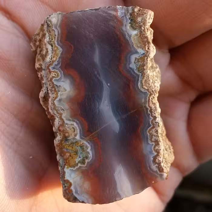 اسلایس سنگ راف عقیق سلیمانی 3بعدی رنگ خاص به همراه منظره محشر 100 در 100 طبیعی شاهکار خلقت
تابلو نقاشی طبیعی