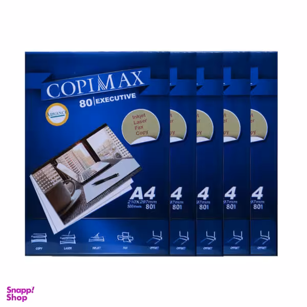 کاغذ A4 کپی مکس مدل پارسیام کد 04 بسته 2500 عددی