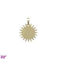 پلاک طلا 18 عیار زنانه مدوپد طرح ستاره کد PA15605