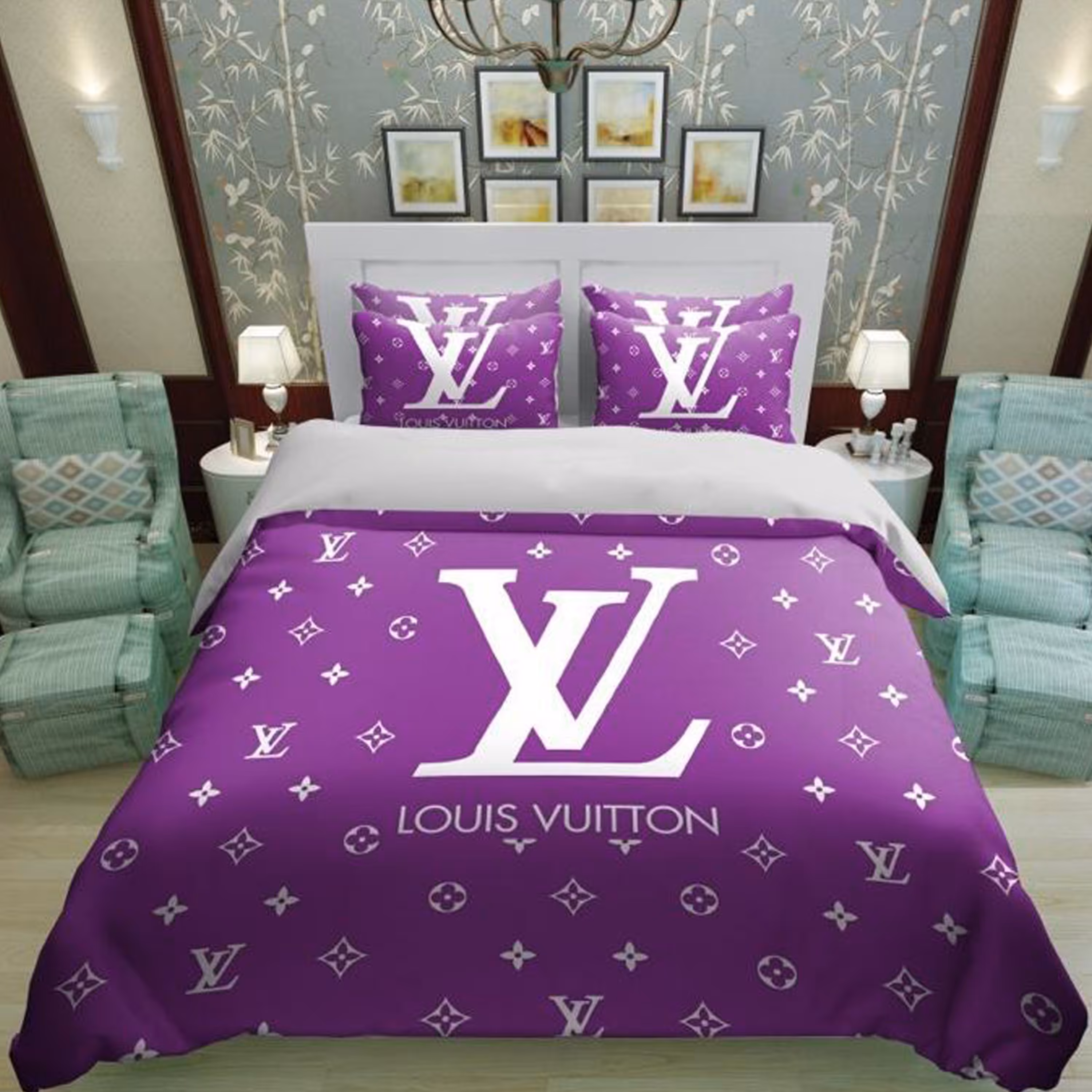 سرویس روتختی 1 نفره تنسل چاپی برندترک لند (Turk Land)  کد rs 133