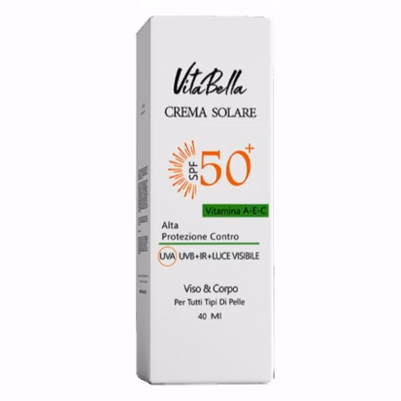 کرم ضد آفتاب ویتابلا spf50 بی رنگ حجم 40 میل