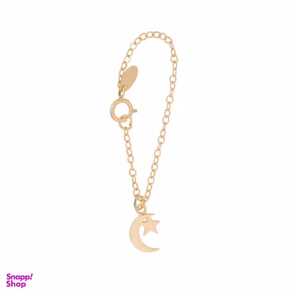 آویز ساعت طلا 18 عیار زنانه طرح ماه و ستاره کد SG403