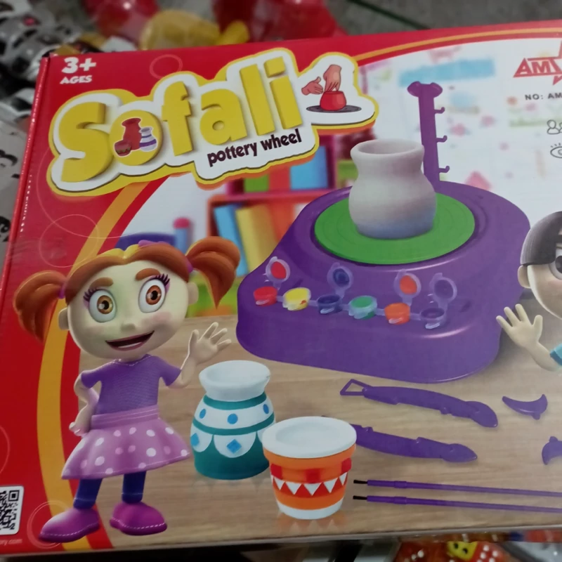 اسباب بازی چرخ سفالگری کودکان