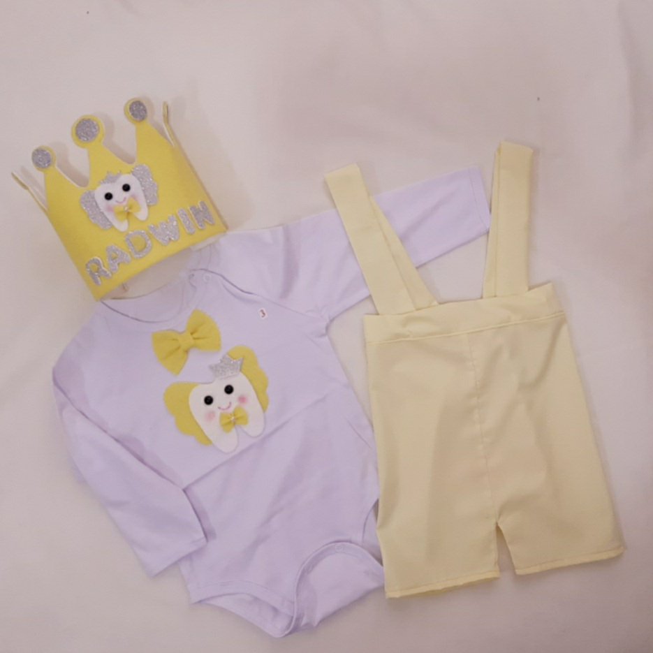 لباس دندونی لیمویی