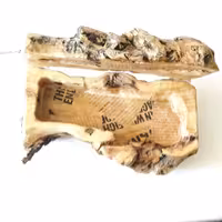 جعبه بزرگ روستیک چوبی طبیعی 3 جاجواهری بزرگ دستساز از تنه طبیعی درخت چوبکده بید سفید 