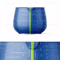 موکاپ بسته بندی ماست لایه باز | گرافیک با طعم تربچه