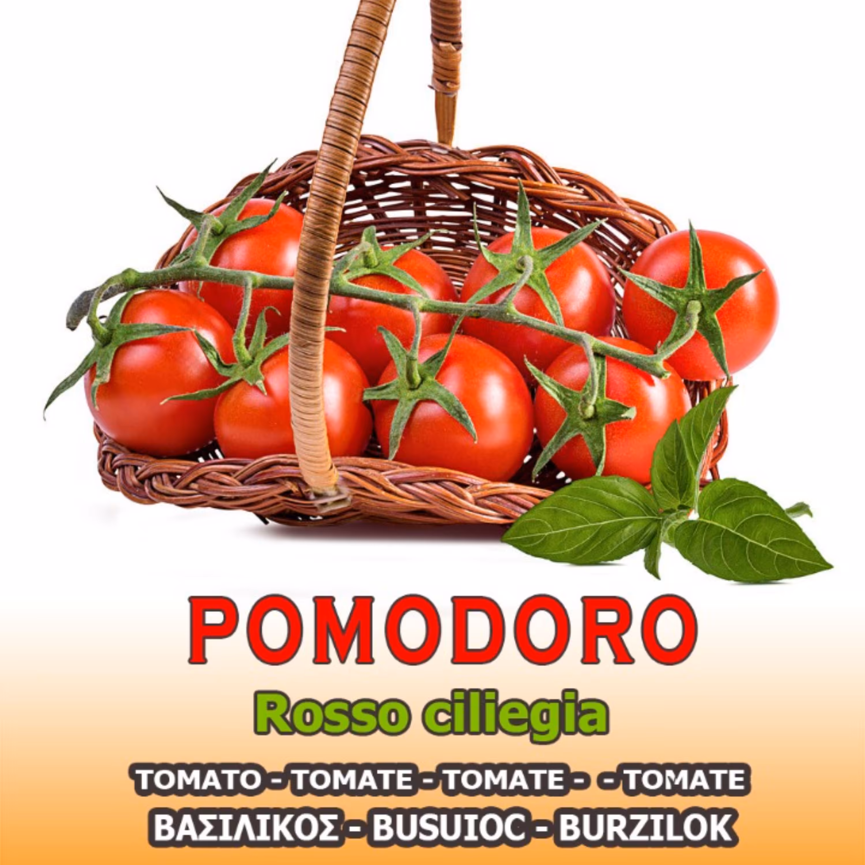 بذر گوجه گیلاسی قرمز پاکت اورجینال ایتالیایی 700 عددی