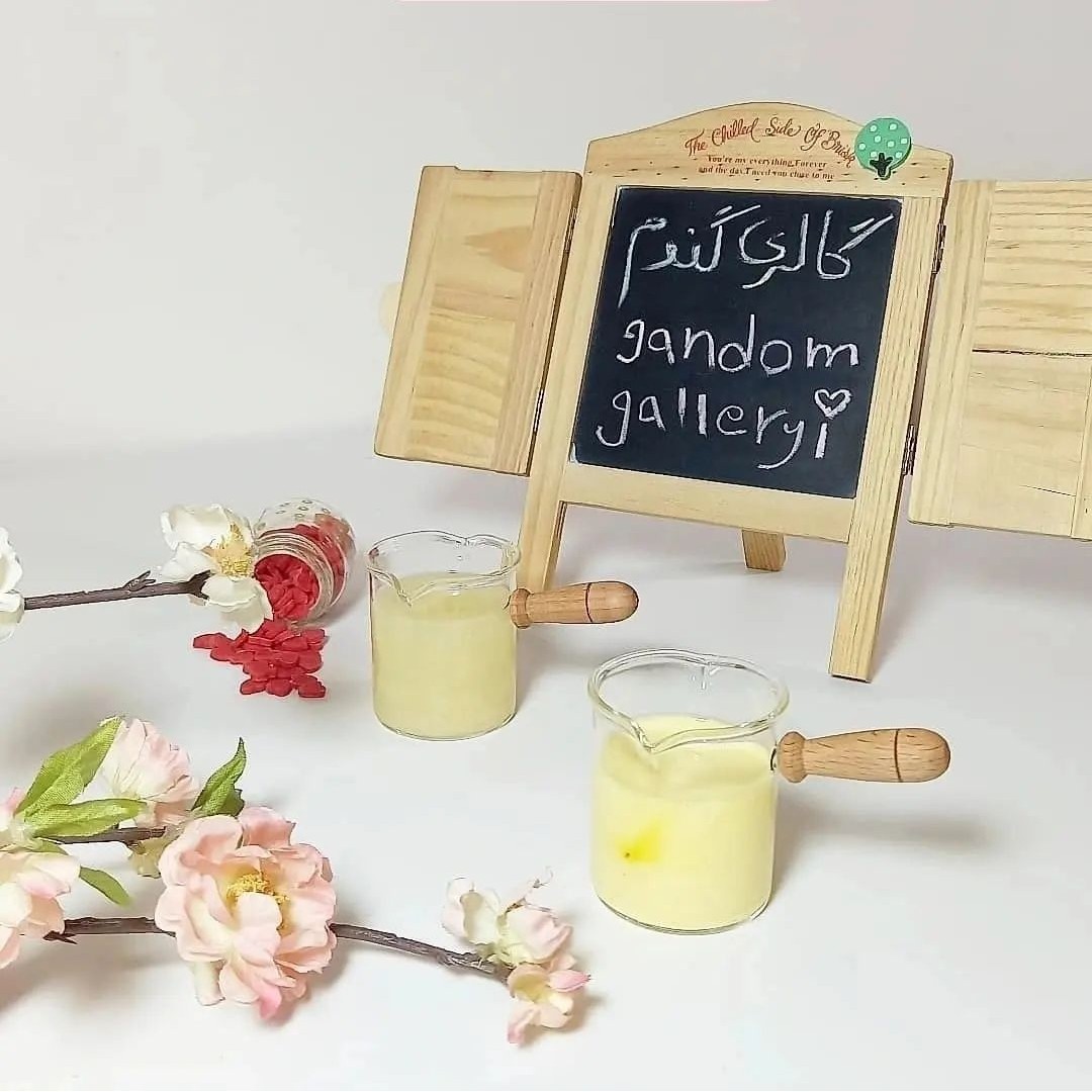 سس خوری استوانه ژولای پیرکس دسته چوبی