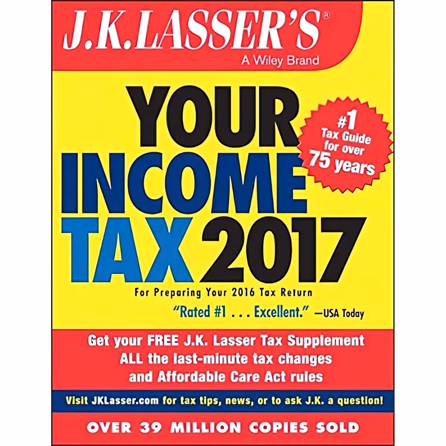 کتاب زبان اصلی JK Lassers Your Income Tax  اثر JK Lasser Institute