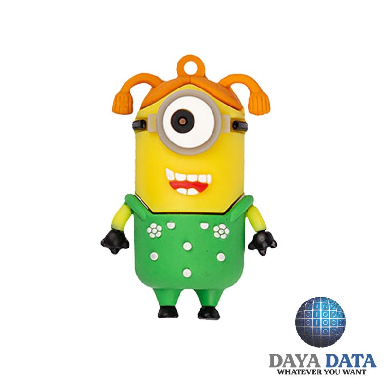 فلش مموری فانتزی دایا دیتا مینیون ملورین مدلPC1005-3 ظرفیت32GB-USB2 رنگ سبز