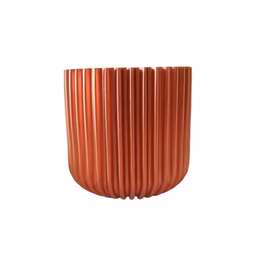 گلدان بتنی طرح شیاری مدل messi