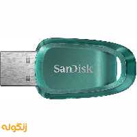 فلش مموری سن دیسک مدل SanDisk Ultra Eco USB 3.2 Flash Drive با ظرفیت 128GB - زنگوله