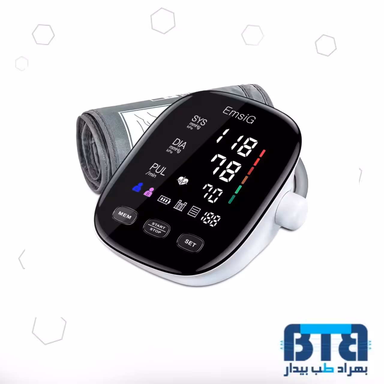 فشارسنج بازویی دیجیتال امسیگ مدل BO18