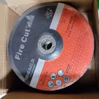 بسته 10تایی صفحه سنگ بزرگ  ساب آهن مارک Fire cut آلمان 