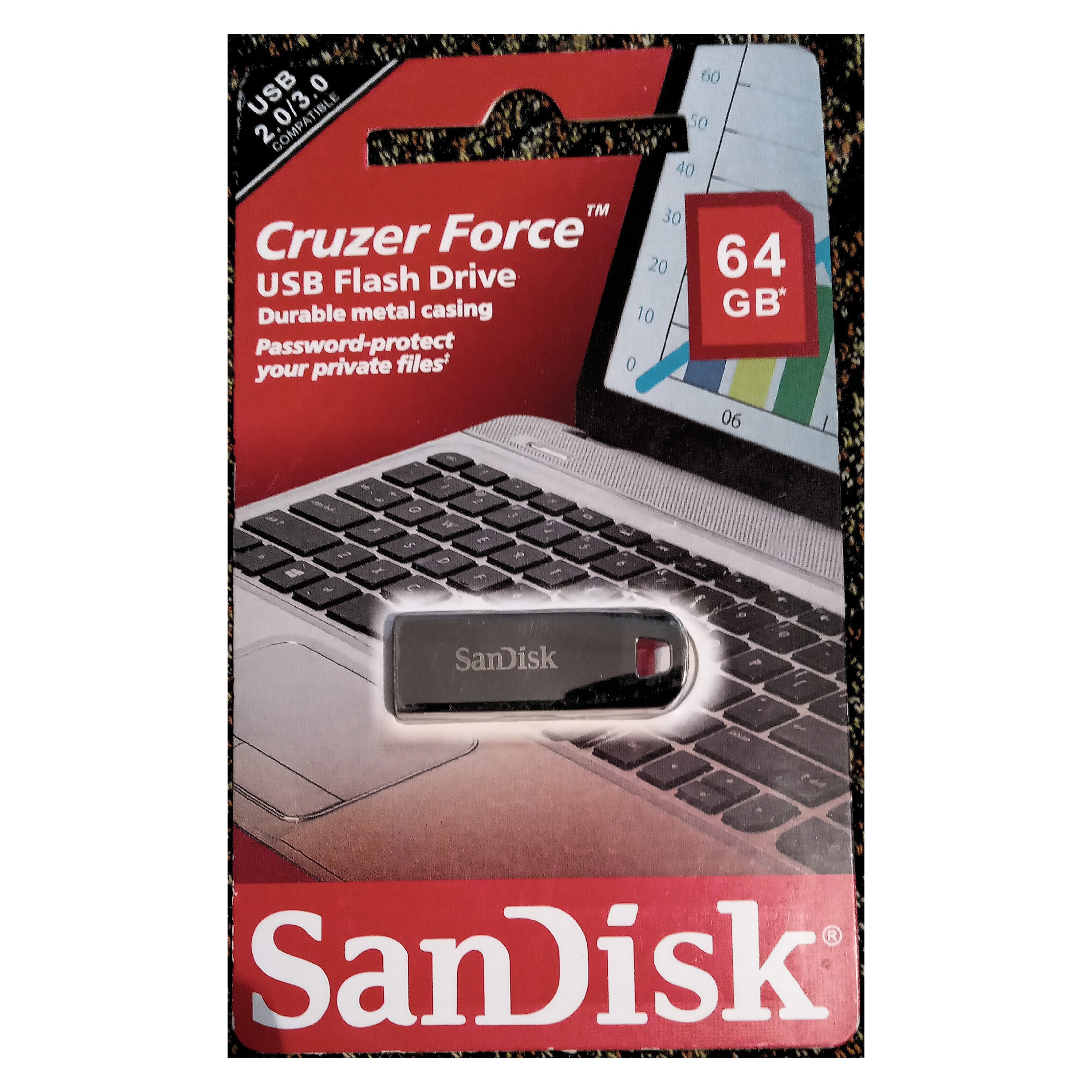 فلش 64 گیگ sandisk.