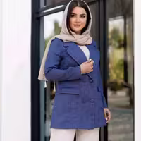 کت ساویز مزونی شانتون شاین دار