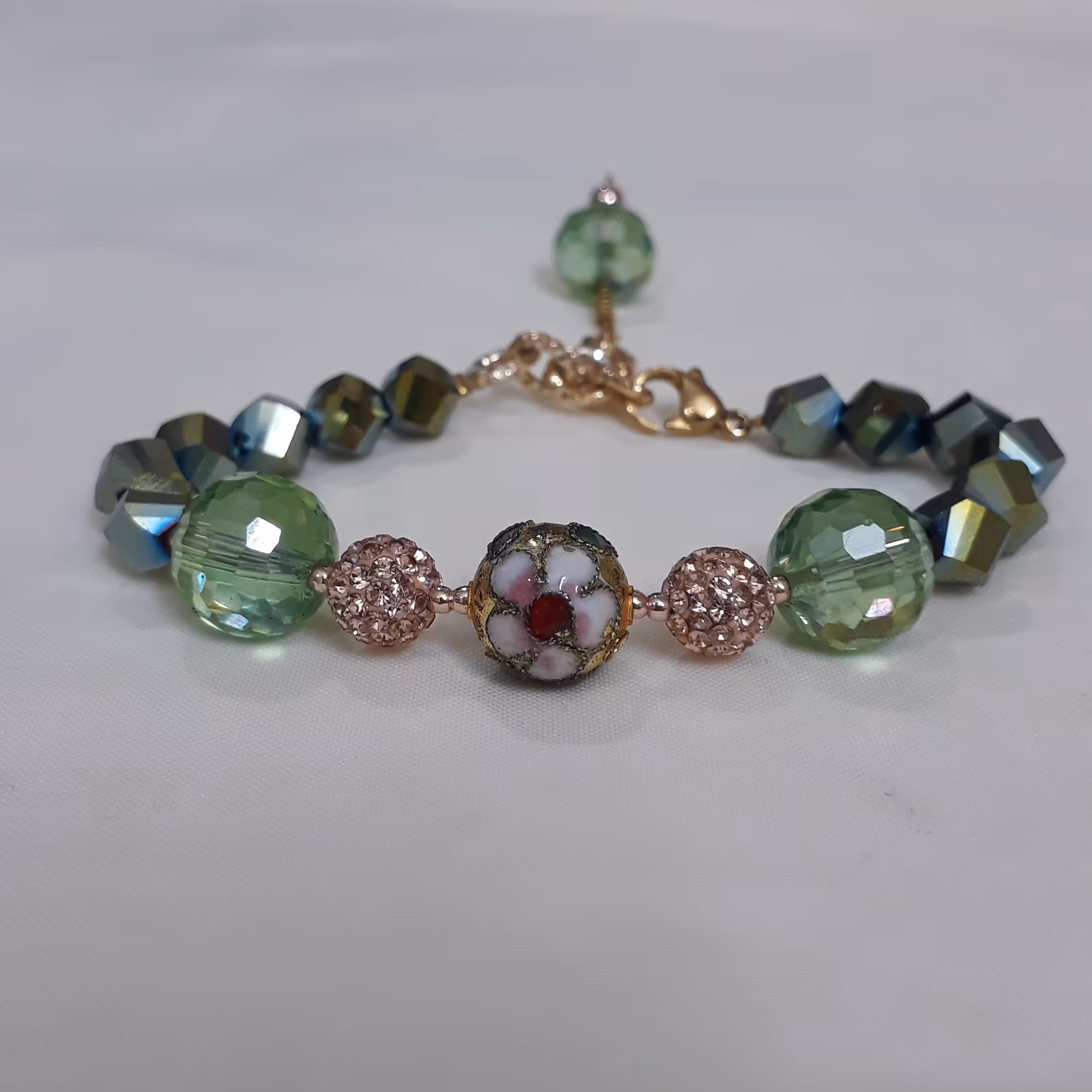 دستبند کریستال میناکاری 