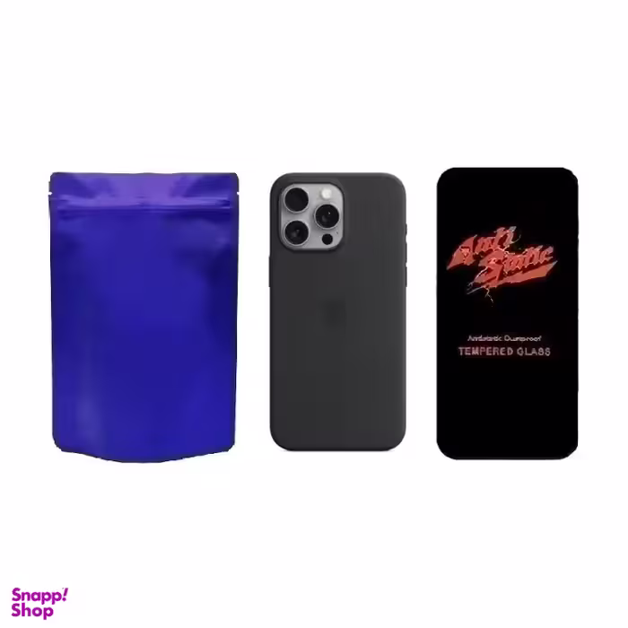 کاور گوشی موبایل مدل M-B Silicon مناسب اپل iPhone 11 Pro به همراه محافظ صفحه نمایش AntiStatic