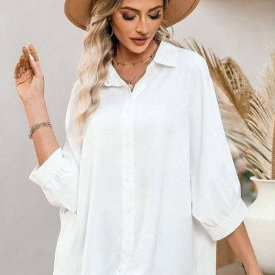 پیراهن روزمره زنانه پنبهای مدل پیراهن کیمونو