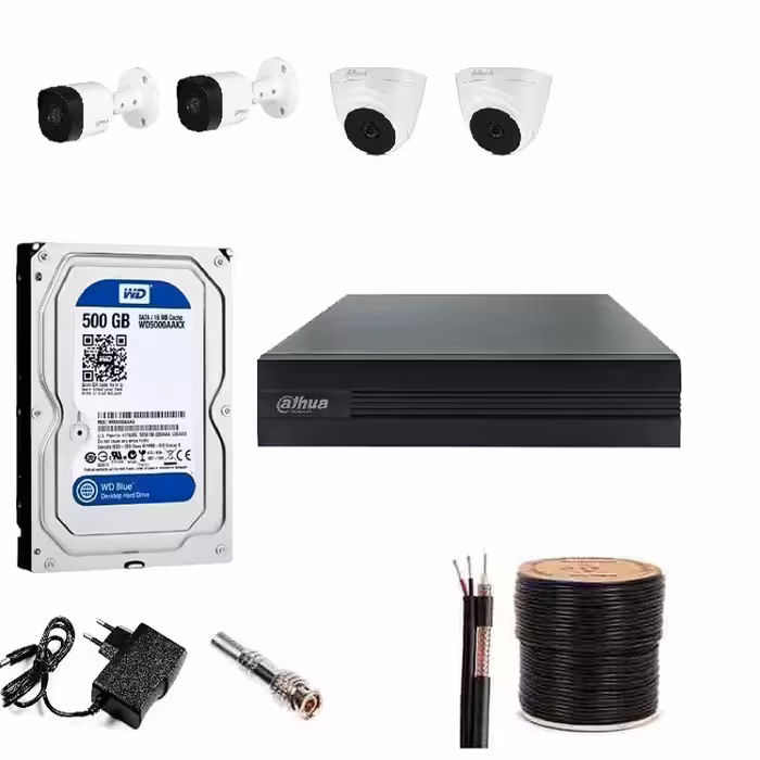 پک 4تا یی دوربین داهوا (پس کرایه)