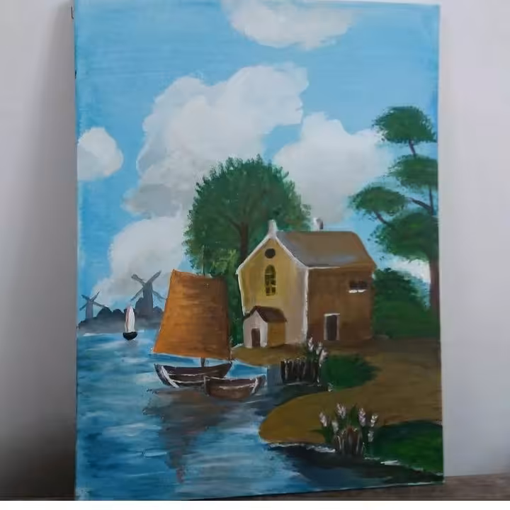 تابلو رنگ اکرلیک 30×40