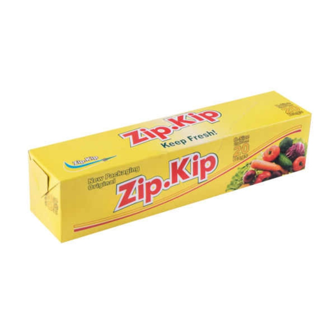 زیپ کیپ اصل کیسه پلاستیک زیپ دار 20 عددی(25 در 30)