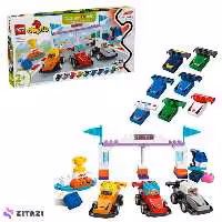 لگو سری دوپلو مدل F1® Team Race Cars and Drivers کد 10445