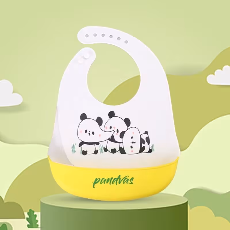 پیشبند سیلیکونی کاسه دار  چند پاندا