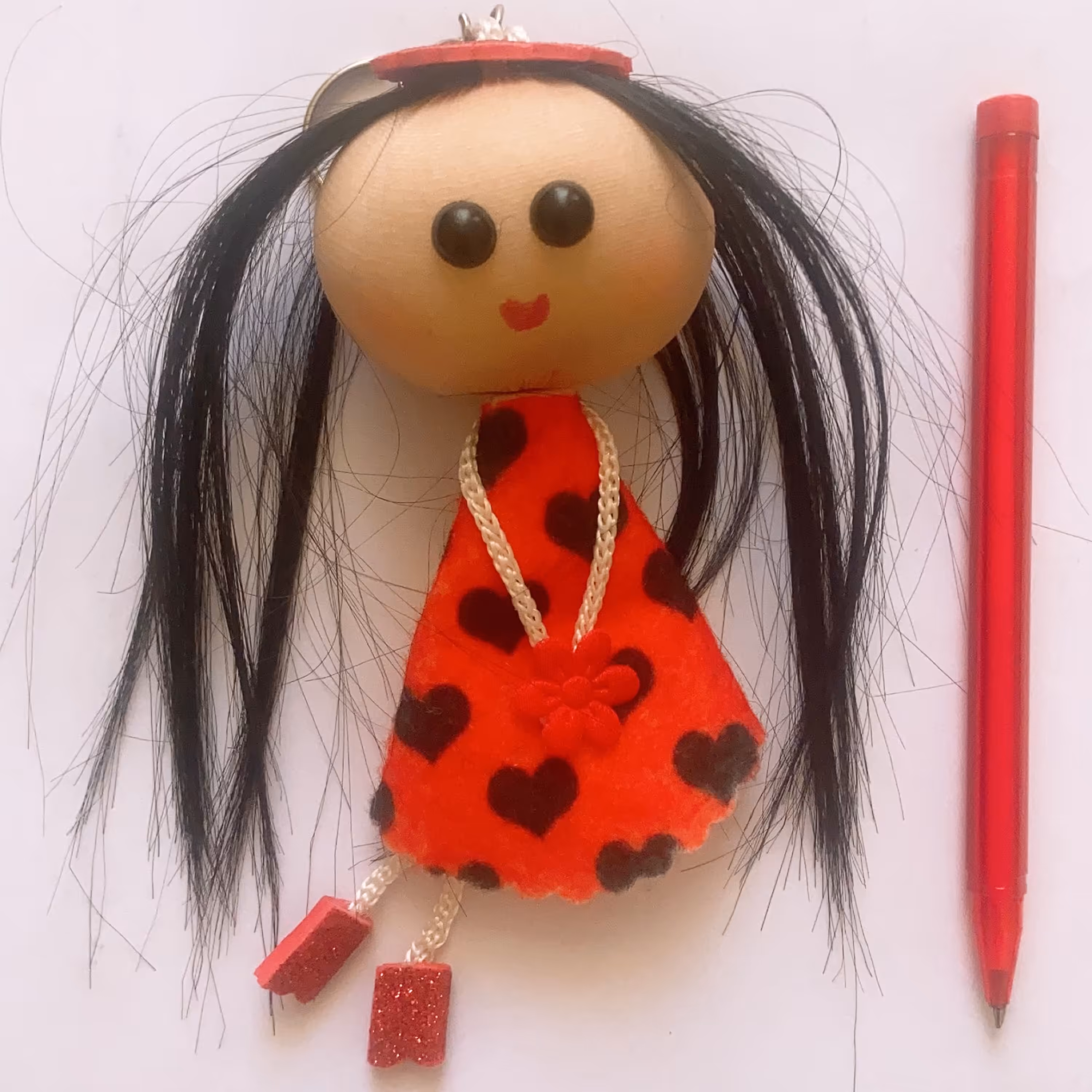 جاسوئیچی عروسک مو مشکی